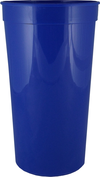 32 oz Smooth Plastic Stadium Cup