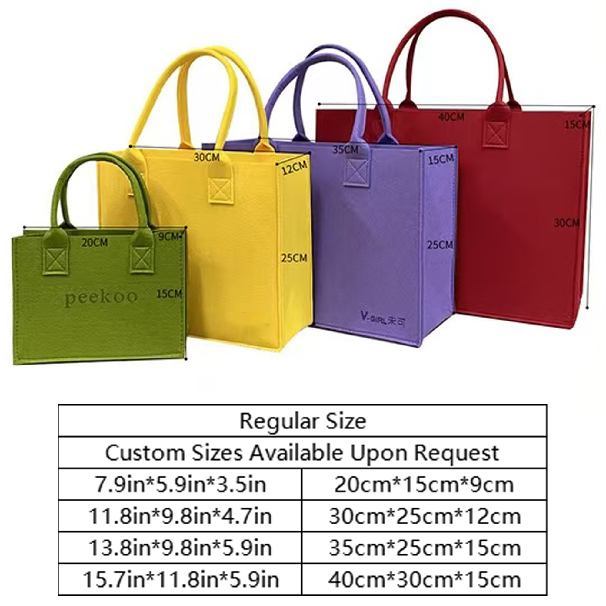 Felt Tote Bag 2