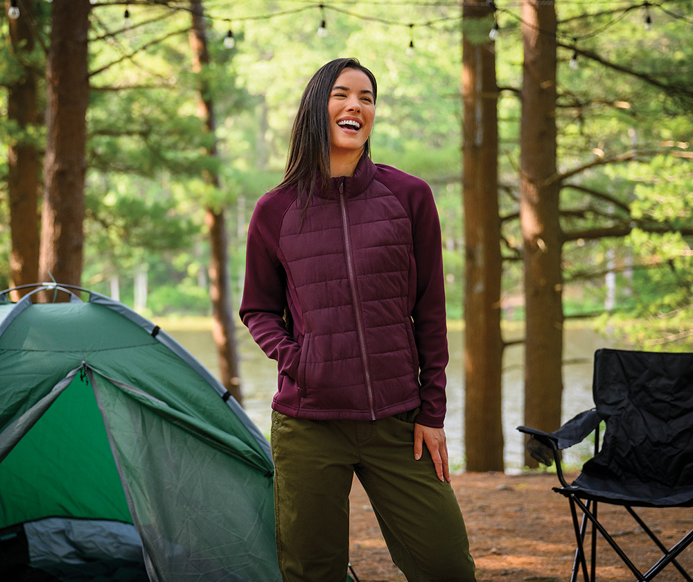Women's Lotus Hybrid Puffer Jacket 40