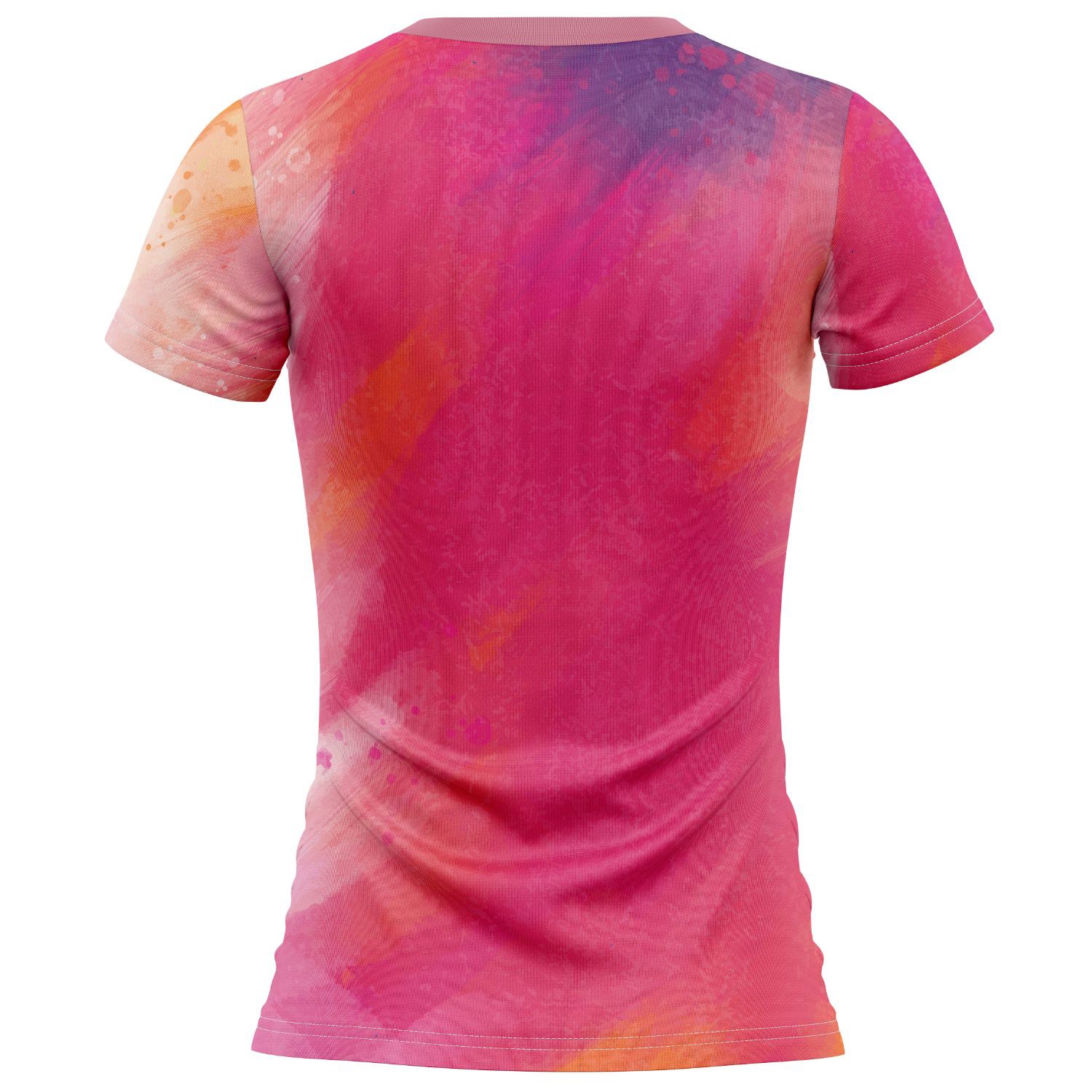 Women's 160 GSM Brushed Milk Silk Sublimation Short Sleeve T-shirt 2