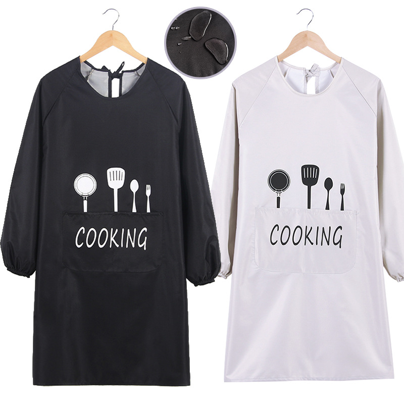 Waterproof Long Sleeve Adults Kitchen Aprons Overalls 9
