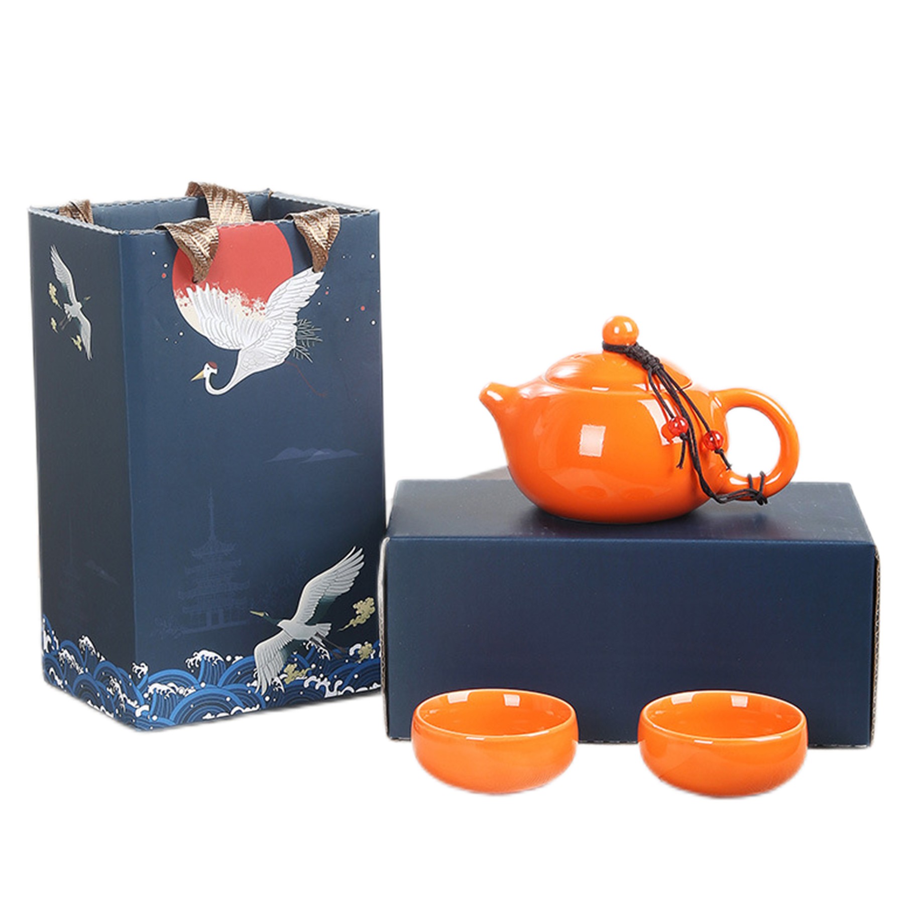Guochao Style Creative Cup Tea Set 3