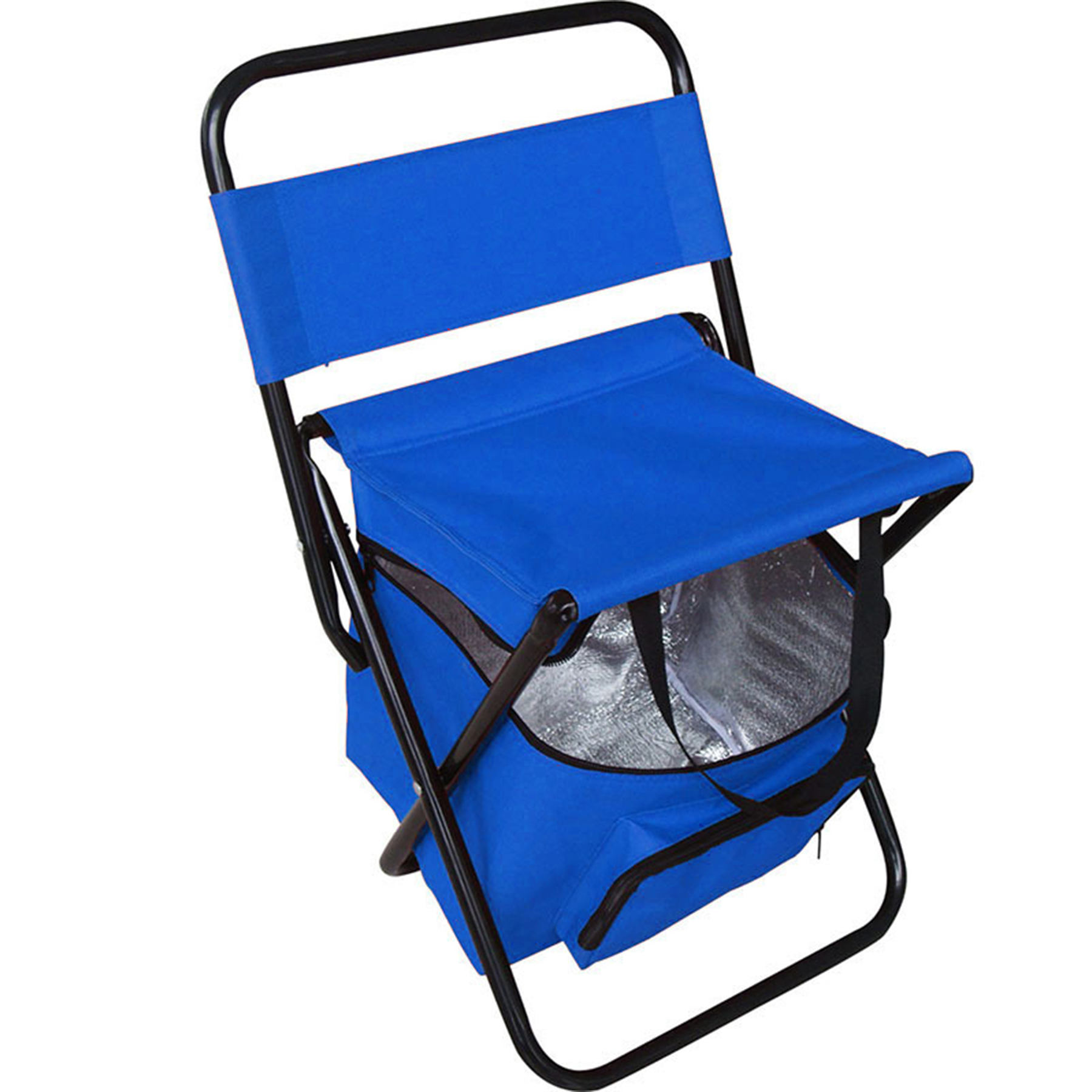 Portable Foldable Camping Chair with Cooler Bag 3
