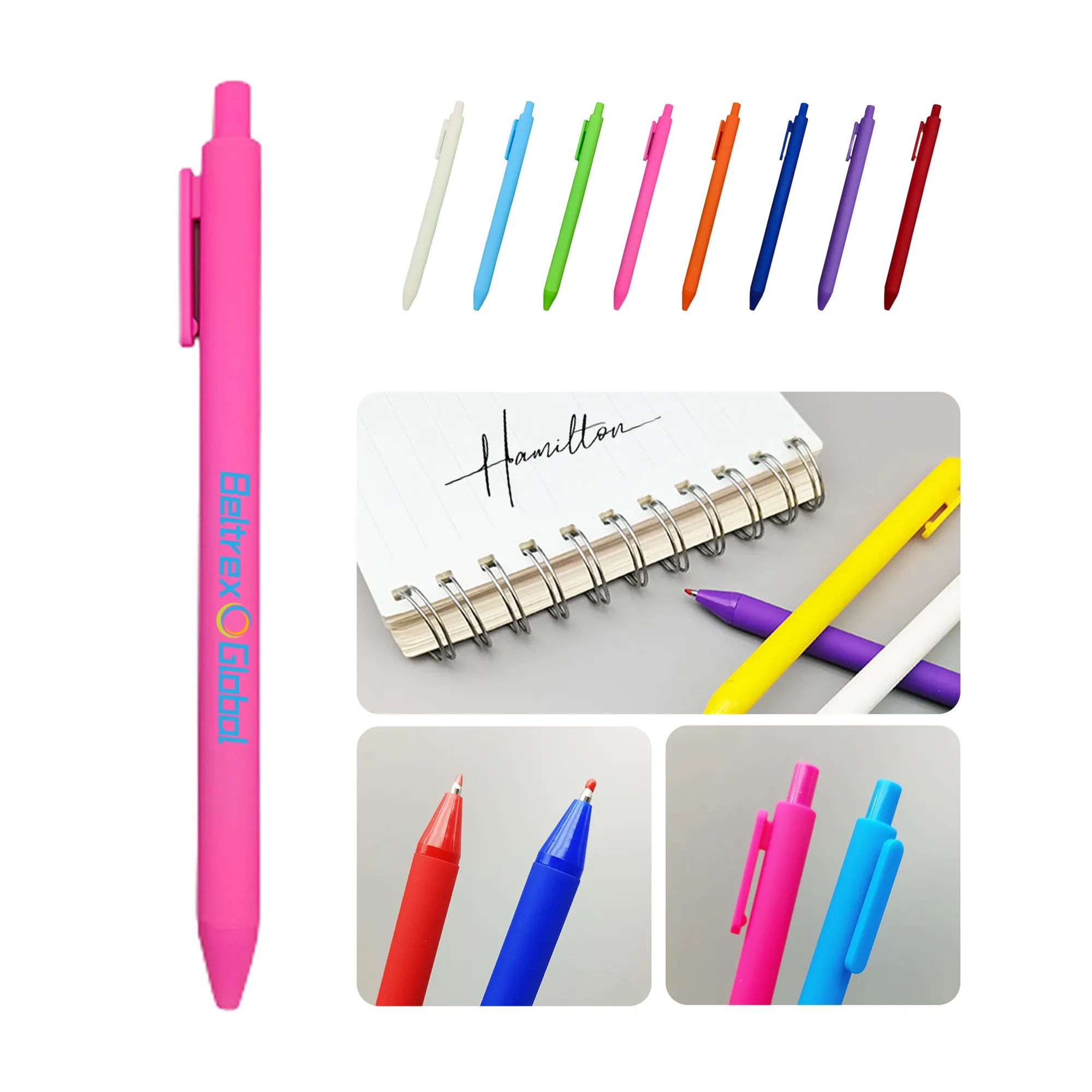 Macaron Click Neutral Pen with Replaceable Ink 7