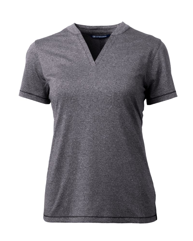 Cutter & Buck Forge Recycled Four-Way Stretch Heathered Womens Blade Top 63