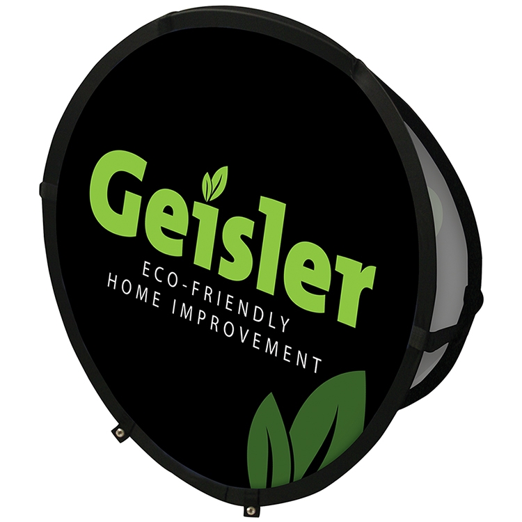 39.37" Circle Pop-Up Banner 2