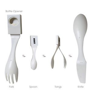 2 in 1 Natural Wooden Spork Spoon and Fork 13