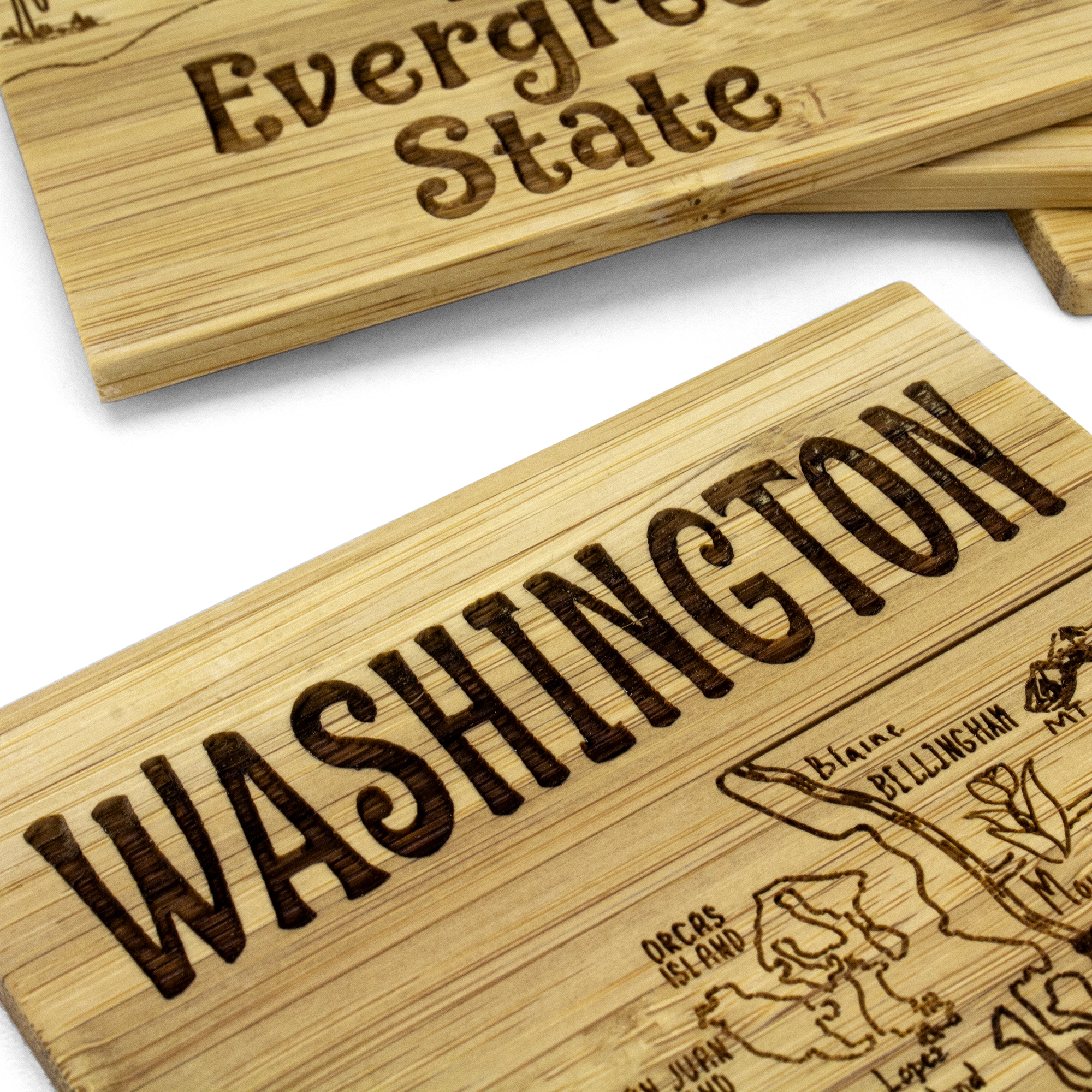 Washington Puzzle Coaster Set 13
