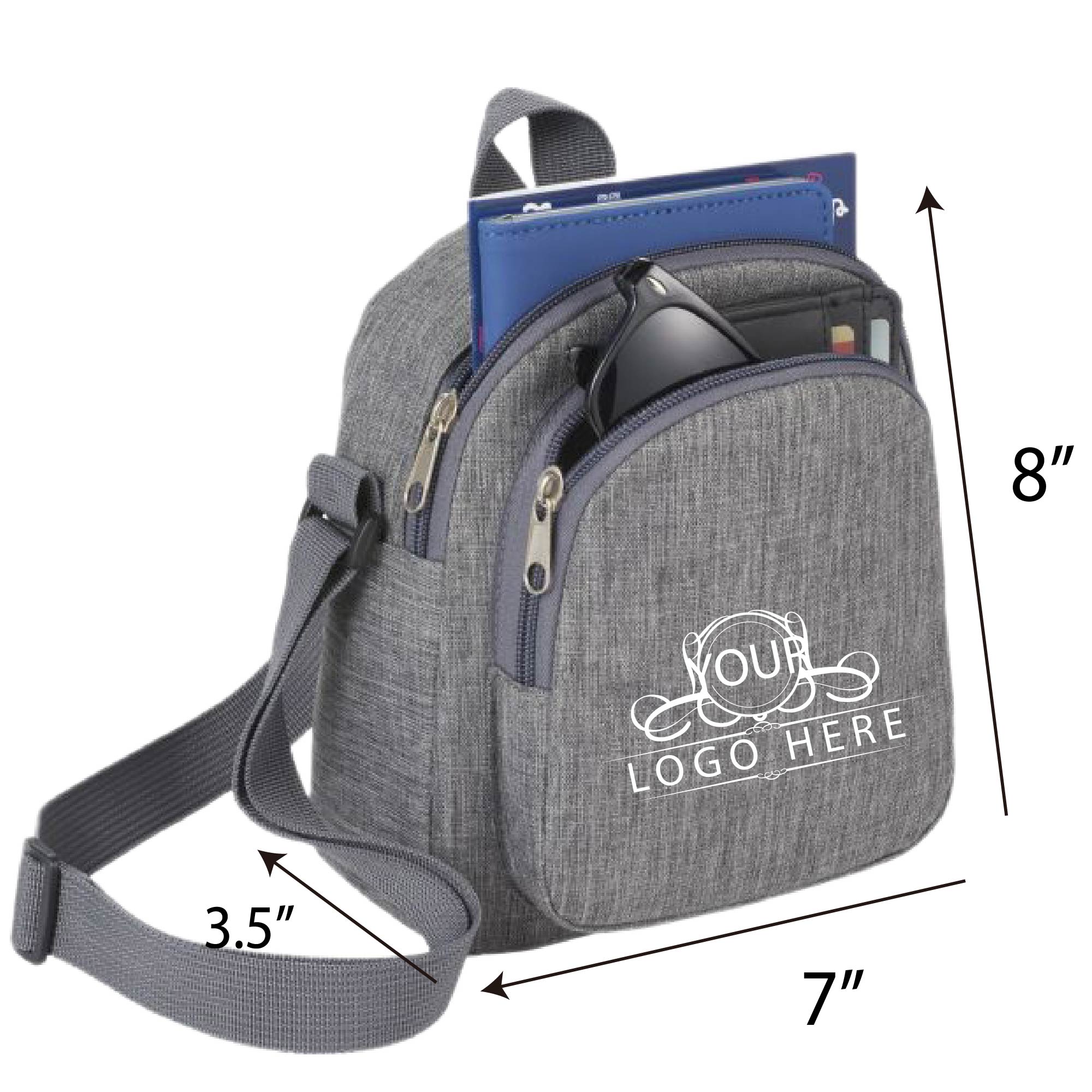 Water Resistan Crossbody Sling Bag 2