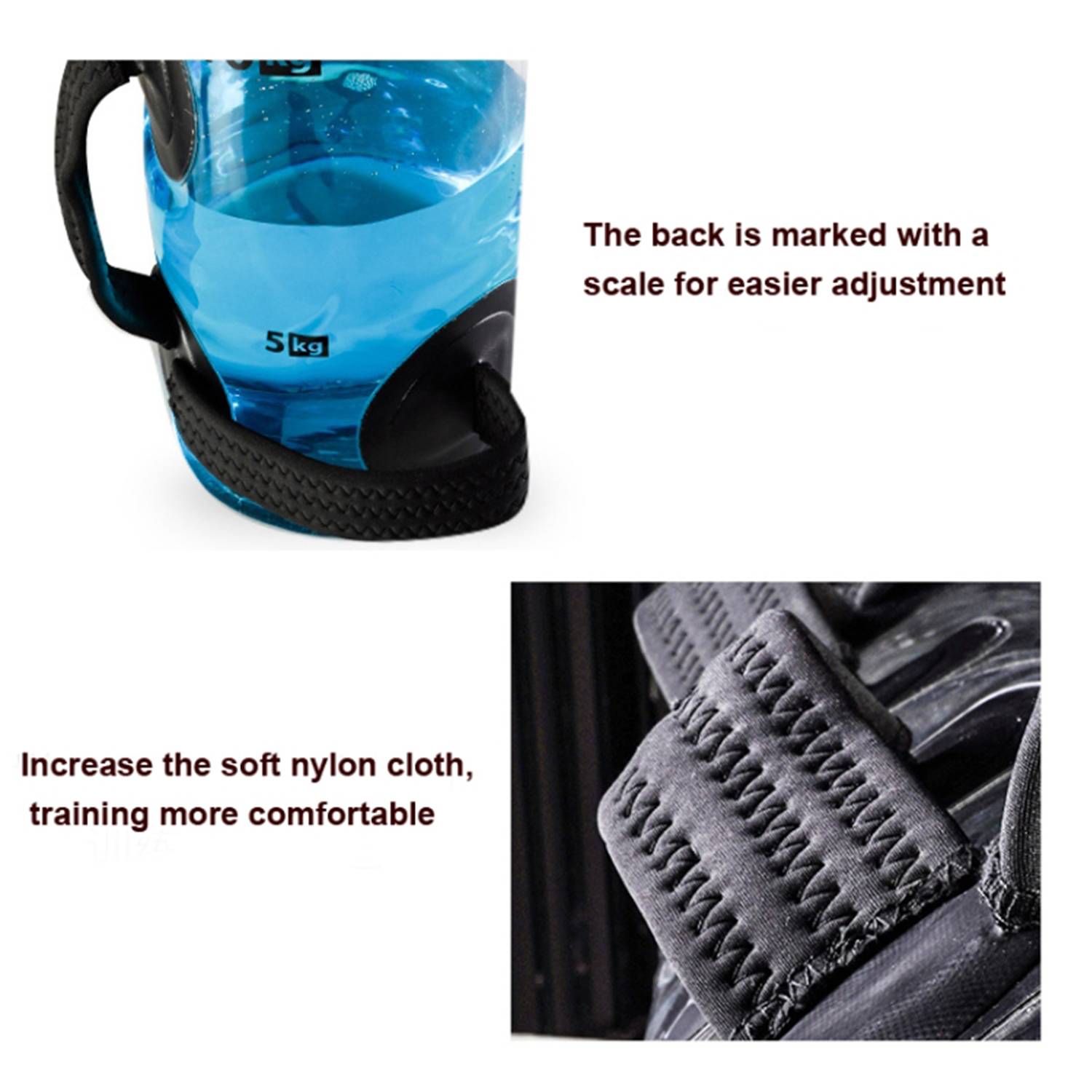 Pvc Water Filled Dumbbell Weight Lifting Bag 2