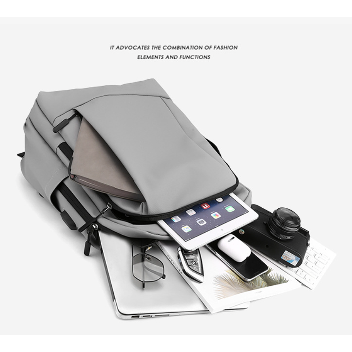 Large Travel Backpack Waterproof Laptop Bag 6