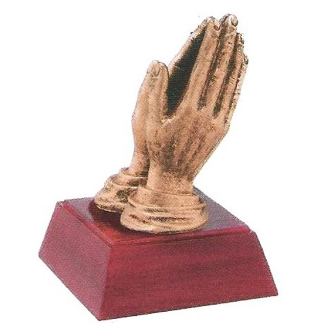 Praying Hands Resin Sculpture 2