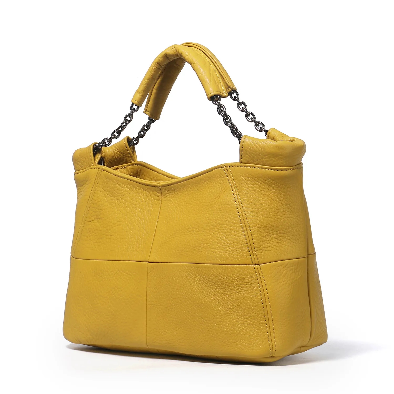 Genuine Leather Chain Handle Bag 12