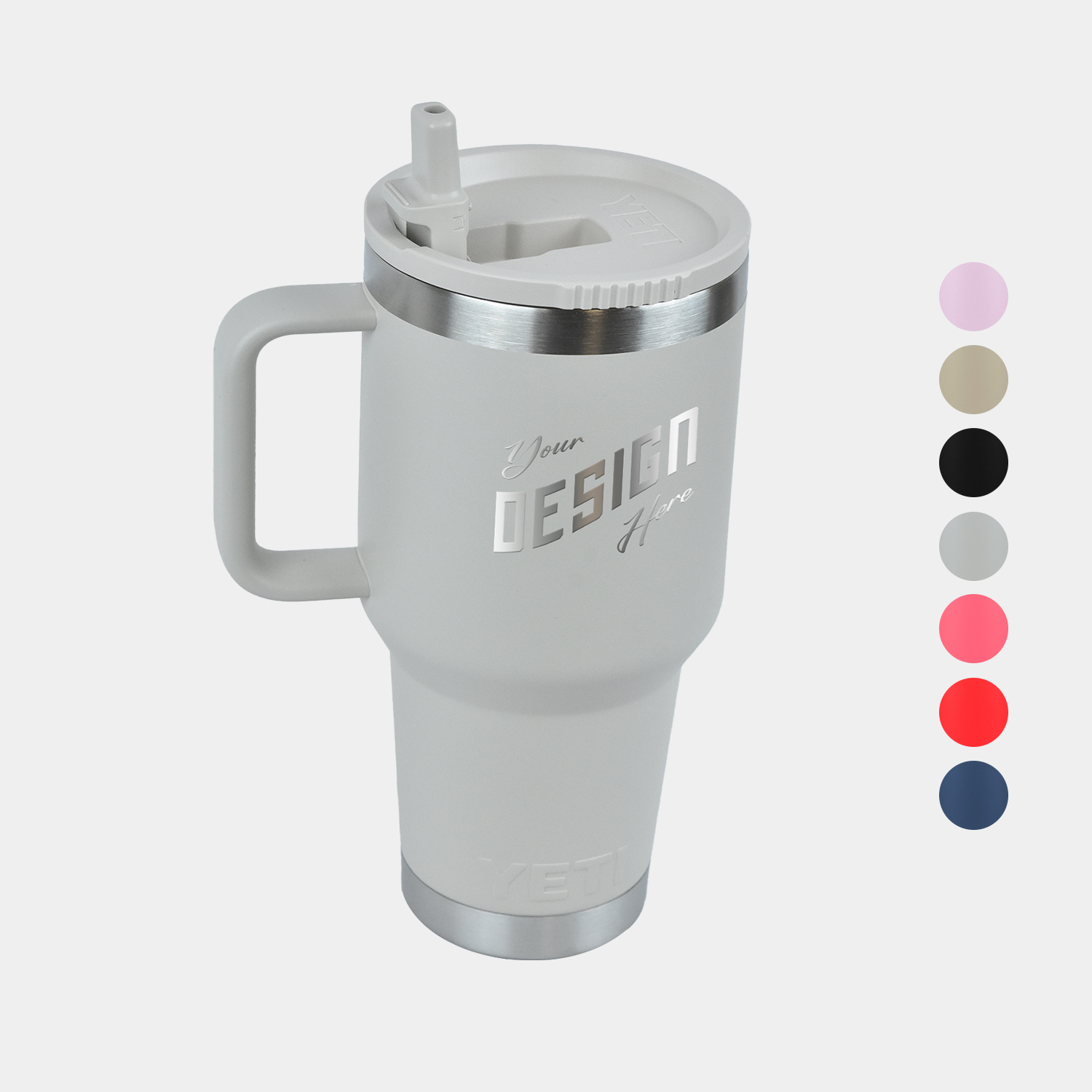 YETI® Rambler® Stainless Steel Insulated 30 oz Travel Straw Mug 7