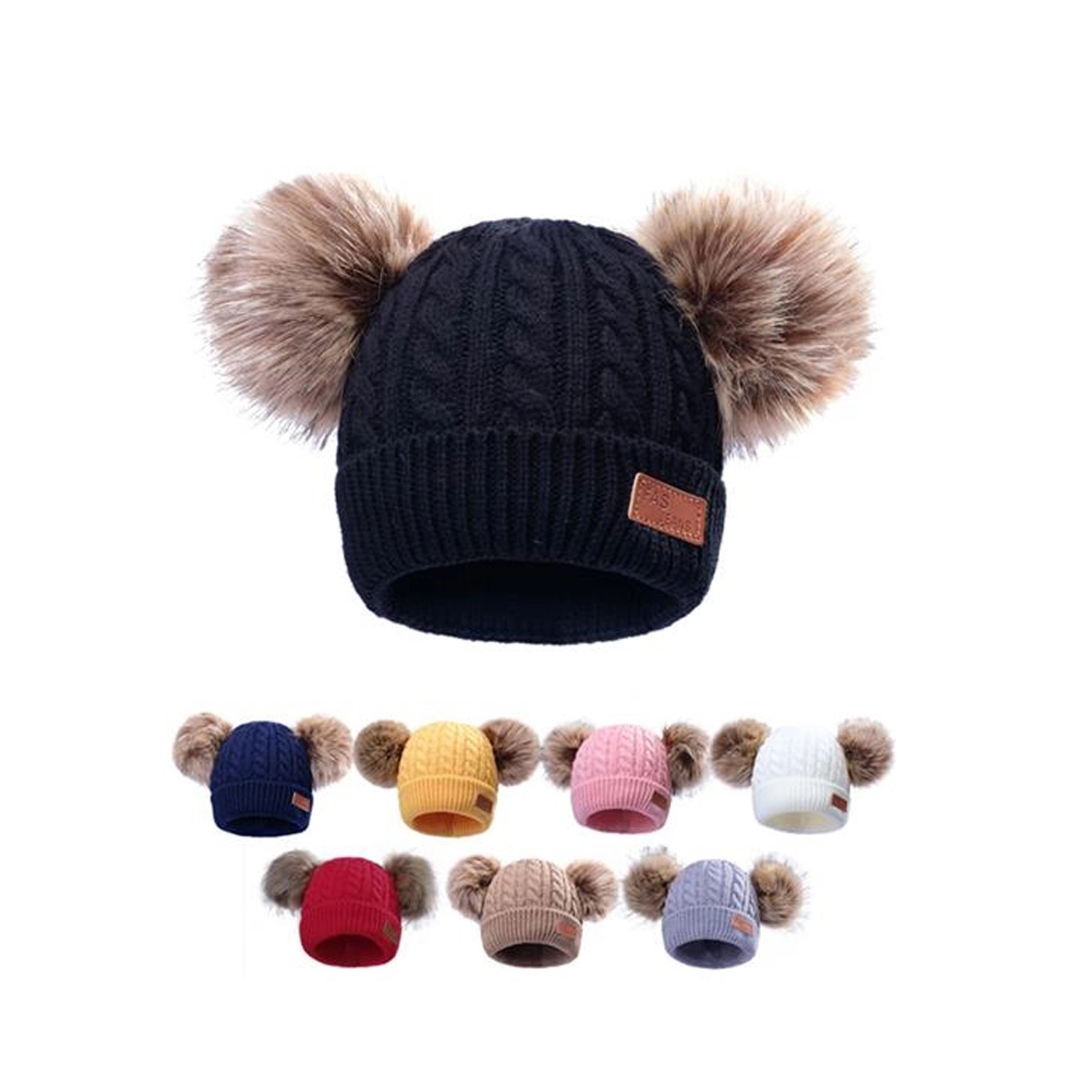 Children's Woolen Knitted Warm Hat 1