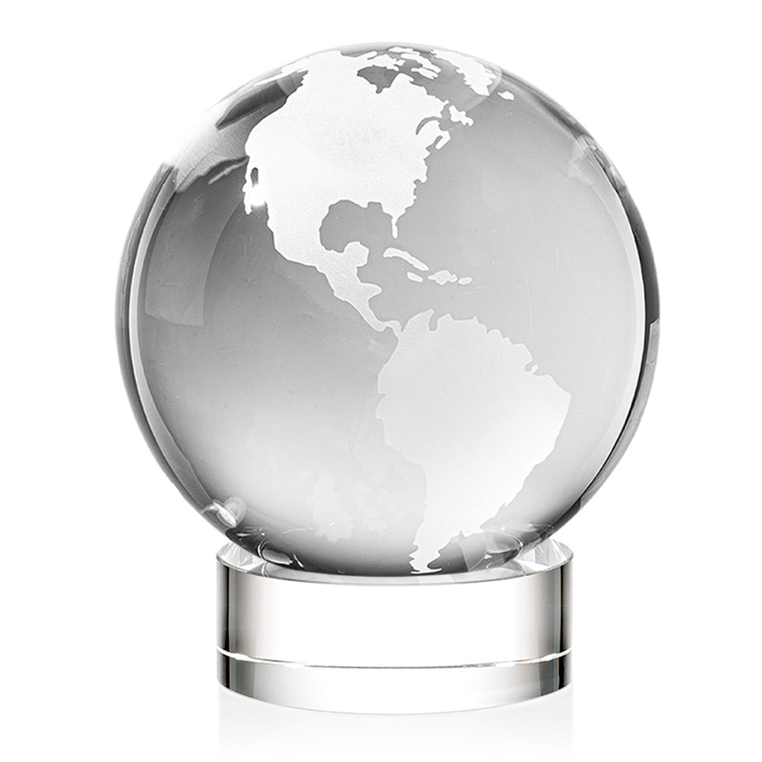 Globe Award on Stanrich Base - Clear 6