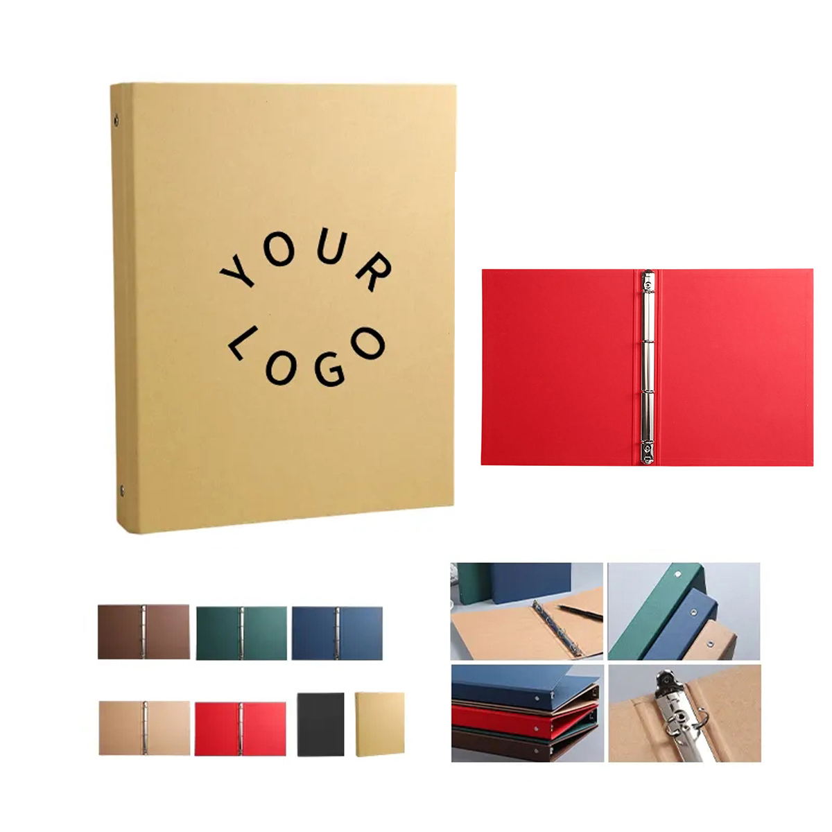 Ring Binder Organizer for A4 Sheets and Notes 5