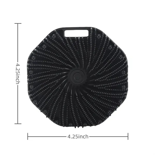Polygonal Silicone Bath Brush - Soft Gentle Exfoliating 7