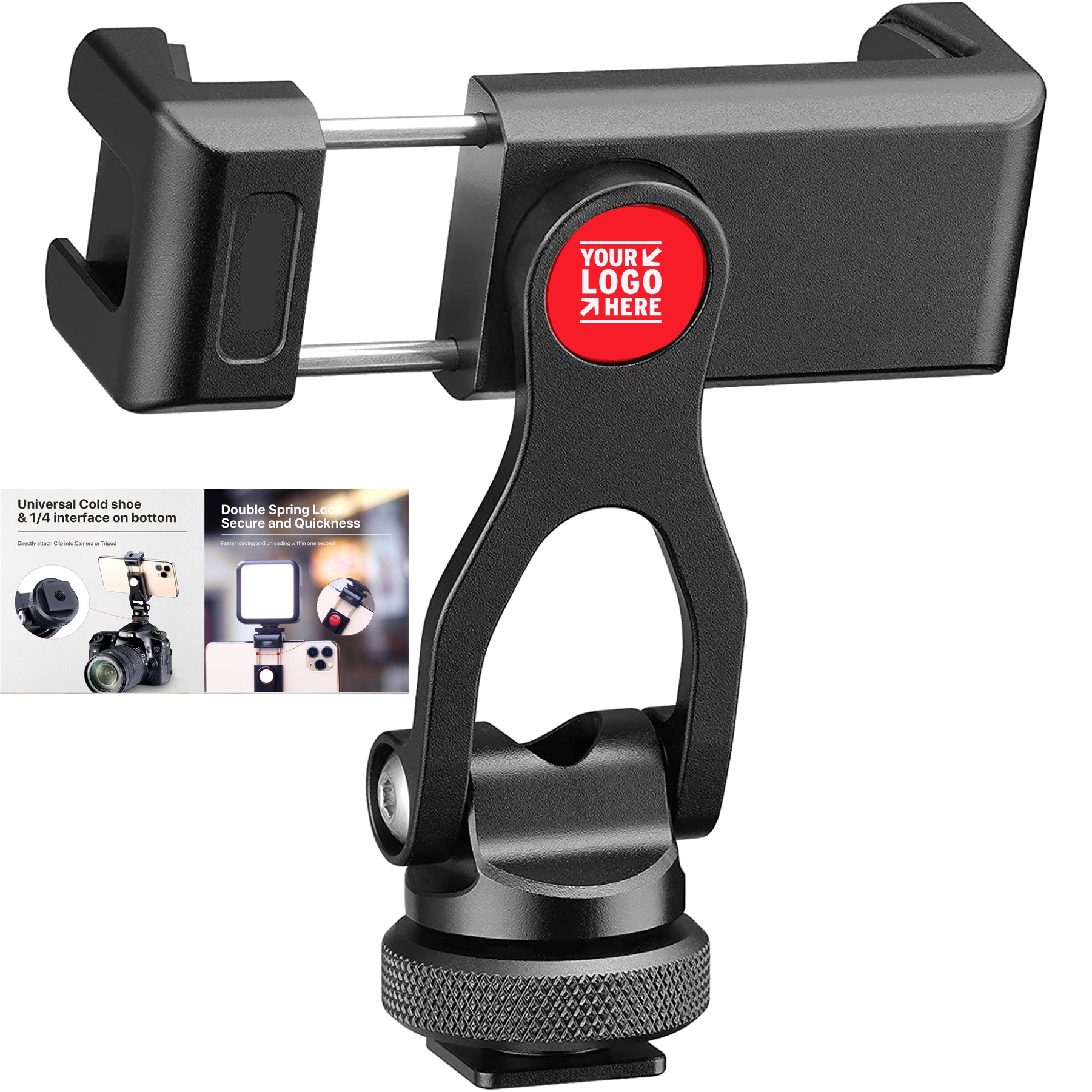 Camera Phone Mount Tripod Holder 2