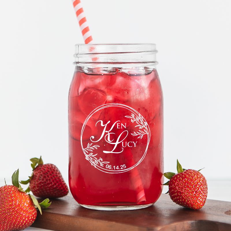 16 Oz Drinking Glass Mason Jars 9
