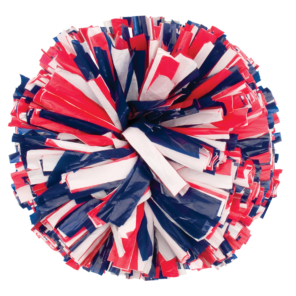 Custom Plastic Show Pom - Mixed Colors 34