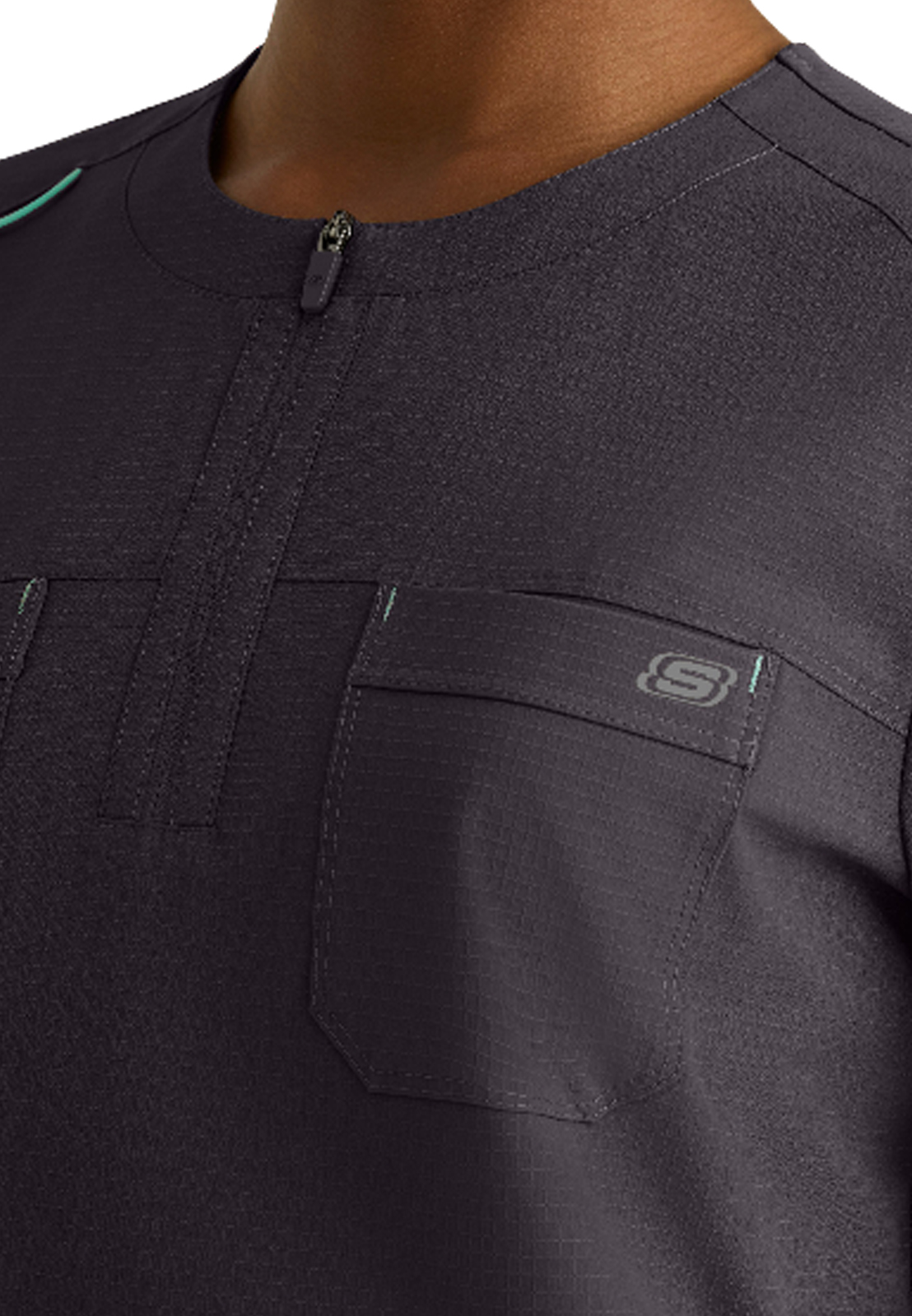 Skechers Ripstop Collection - Women's Two-Pocket Round Neck Trek Scrub Top 12