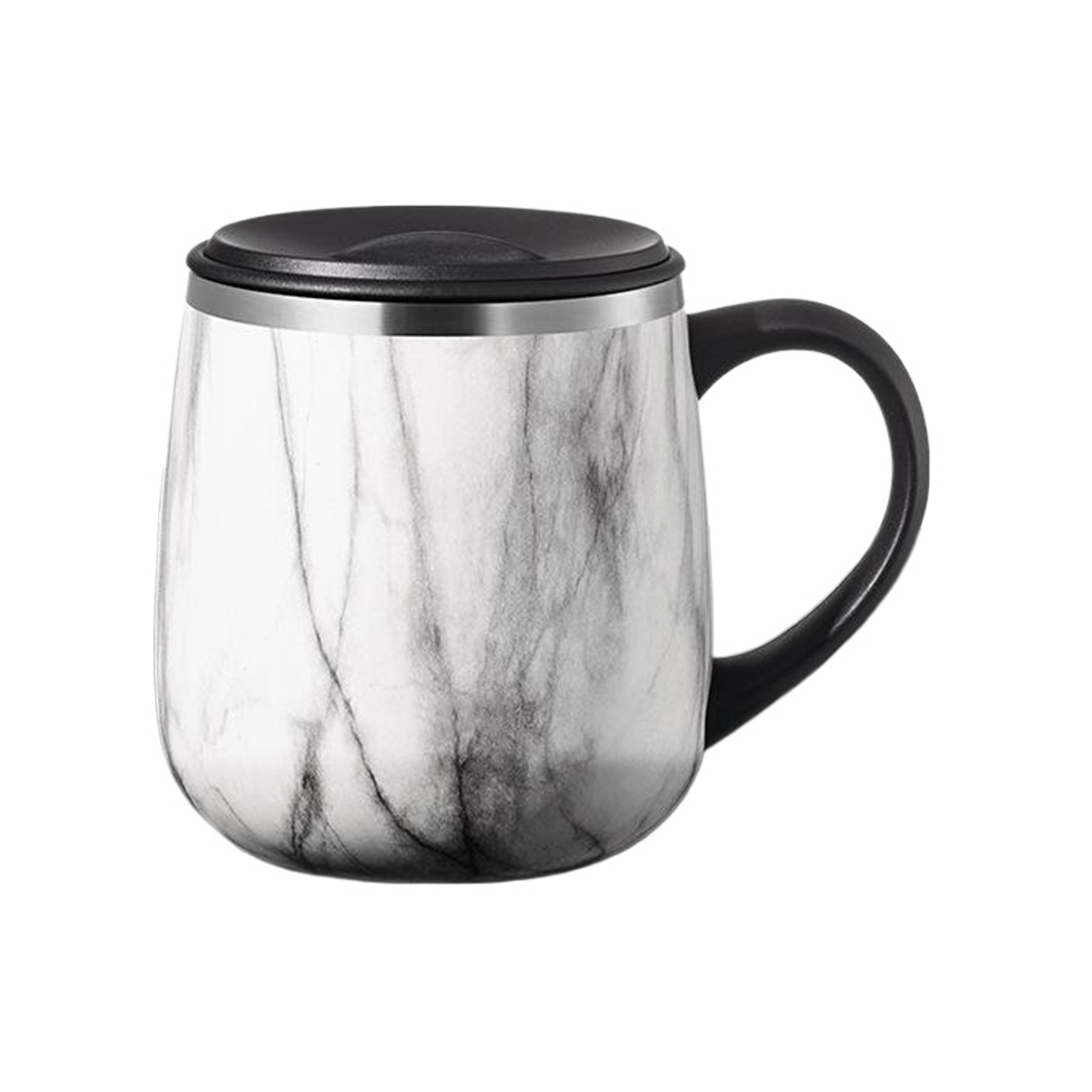 11oz Double Wall Stainless Steel Insulated Mug w/ Lid 14