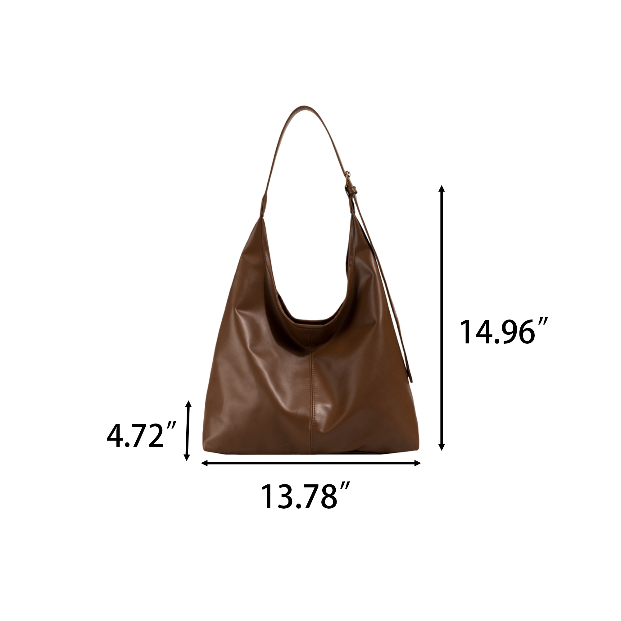 Personalized Leather Shoulder Bag 8