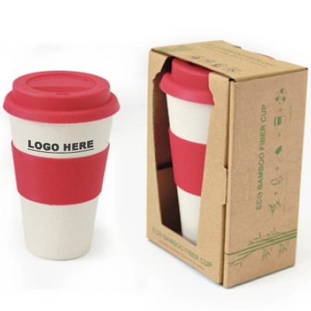 Bamboo-Fibre Cup with Silicone Lid and Sleeve 5