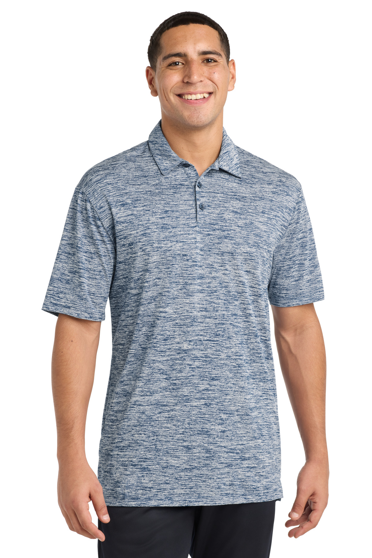 Sport-Tek PosiCharge Electric Heather Polo. ST590 56