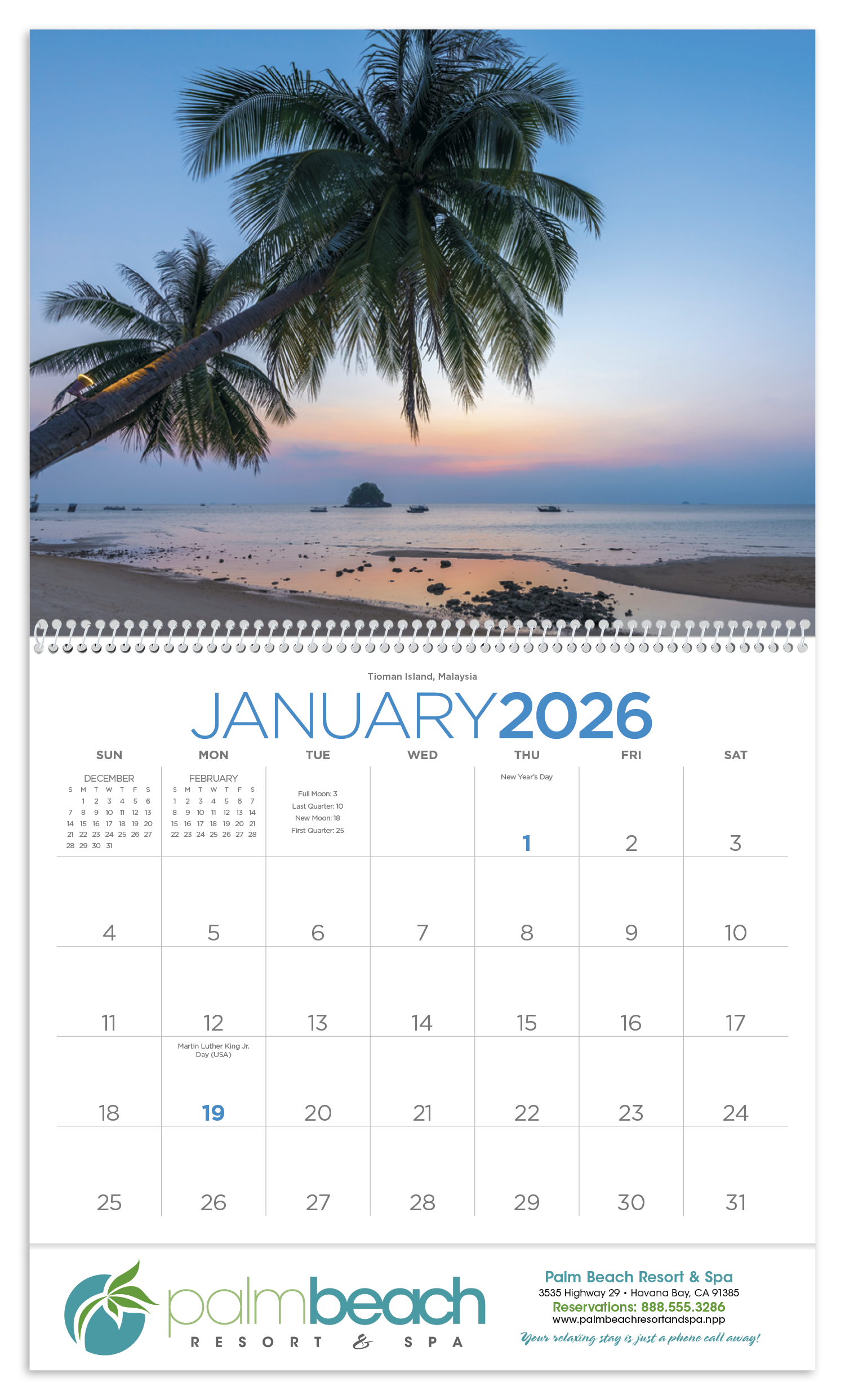 Triumph® Calendars Beaches Calendar 7
