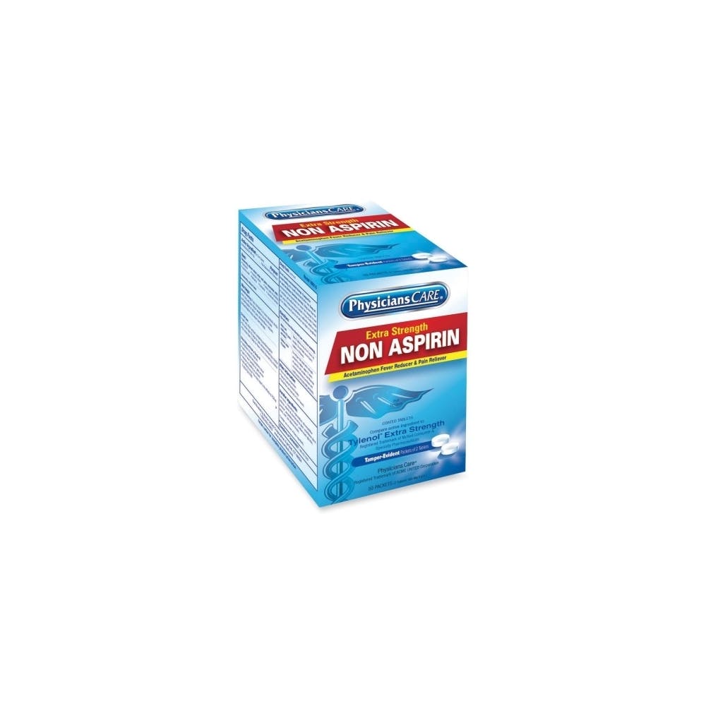 Acetaminophen Packets - 2 Tablets 50 Count Tamper Evident 1