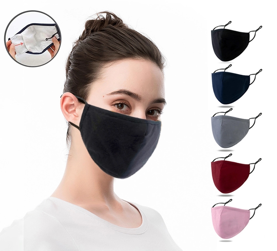 3ply Unisex Reusable Cotton Face Mask 3
