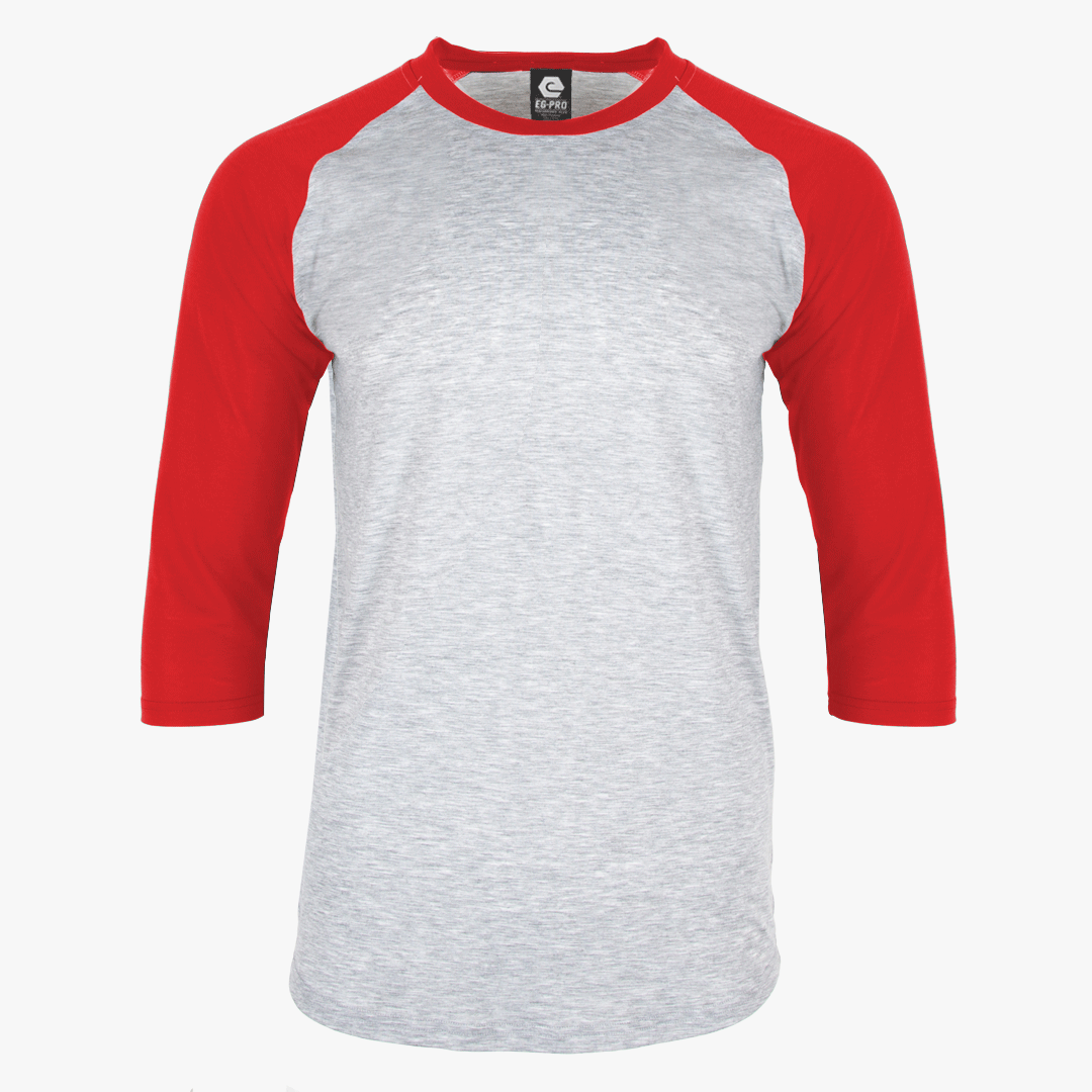 #H214T / Varsity Men's 3/4 Sleeve Baseball Tee (TALL) 2