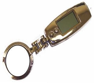 Key Tag with Digital Clock 2