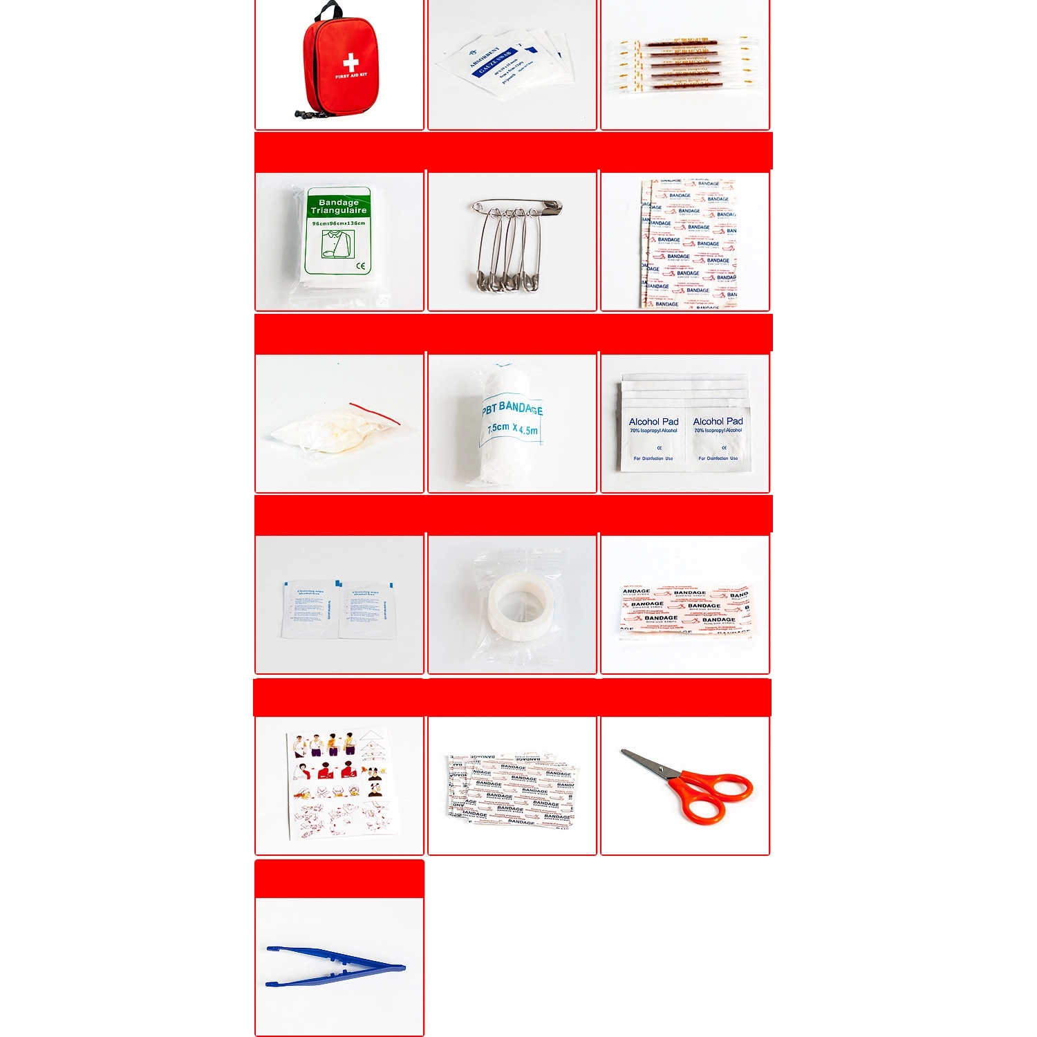 46 Pieces Pocket First Aid Kit 1