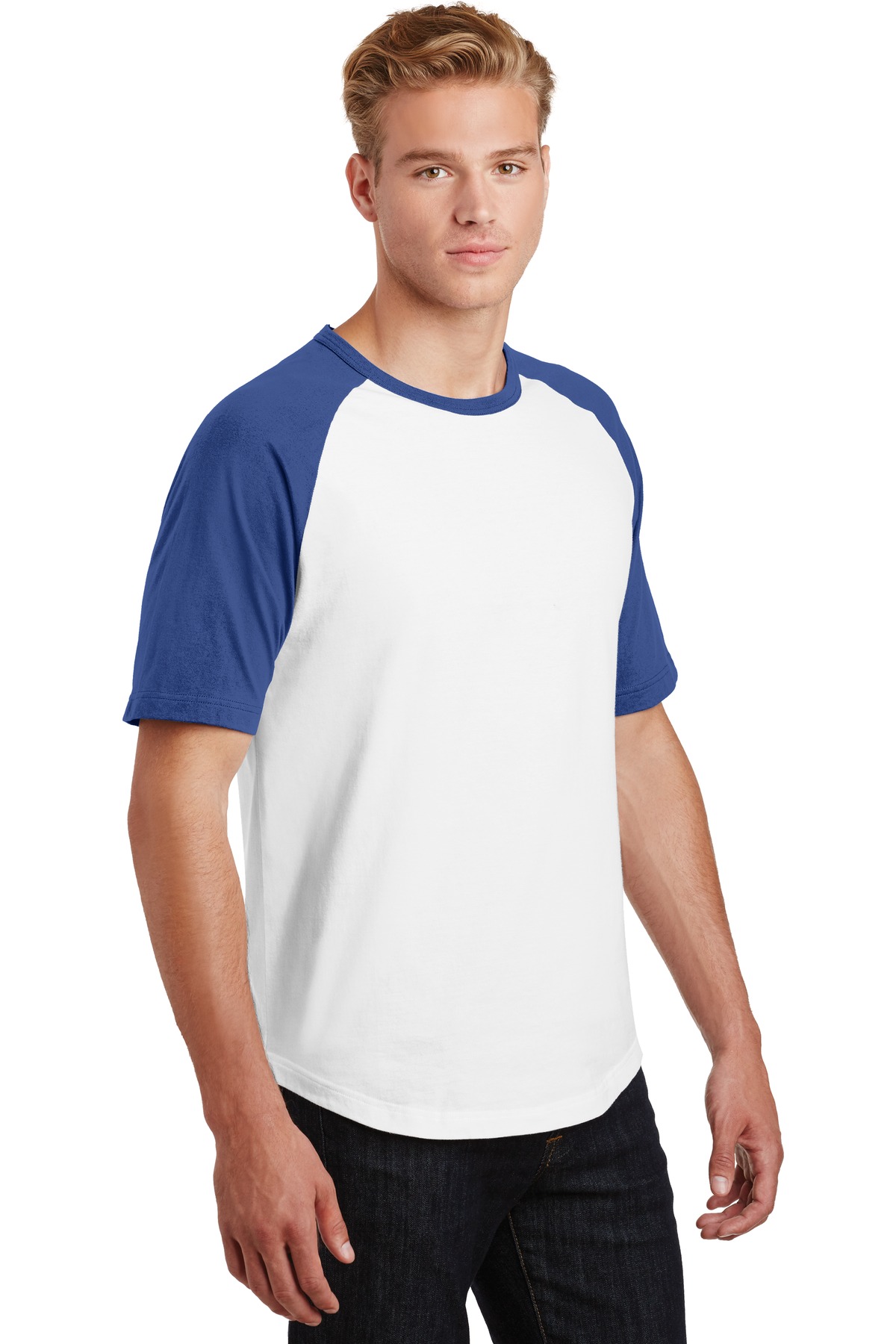 Sport-Tek Short Sleeve Colorblock Raglan Jersey. T201 41
