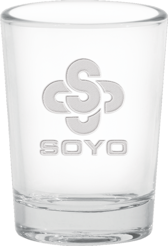4 oz. Deep Etched Large Shot Glass - Deep Etched 7