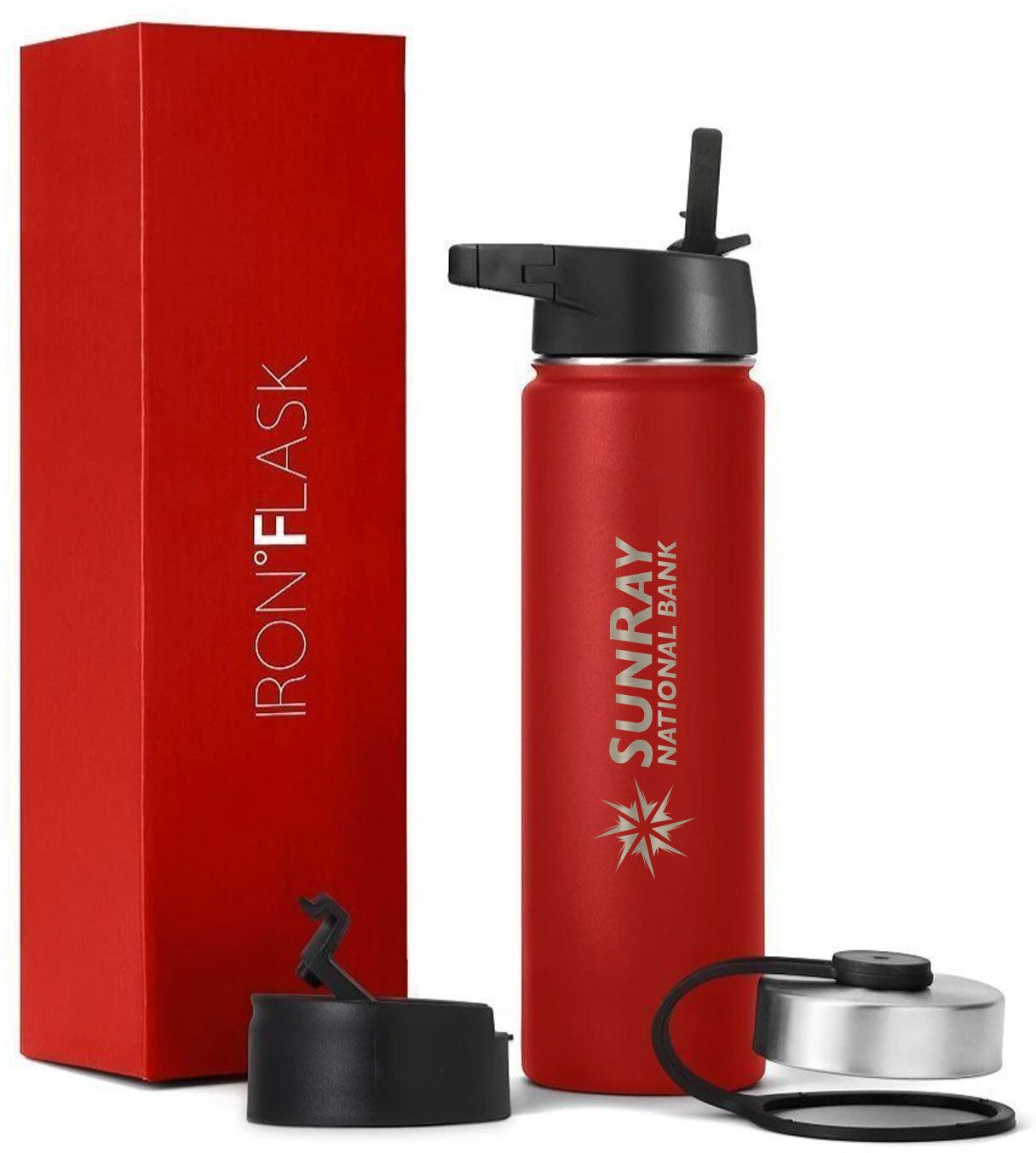 IRON FLASK WIDE MOUTH WATER BOTTLE 22 OZ 18