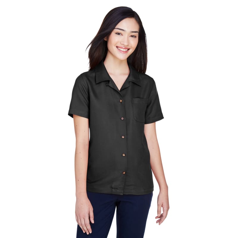 UltraClub Ladies' Cabana Breeze Camp Shirt 14
