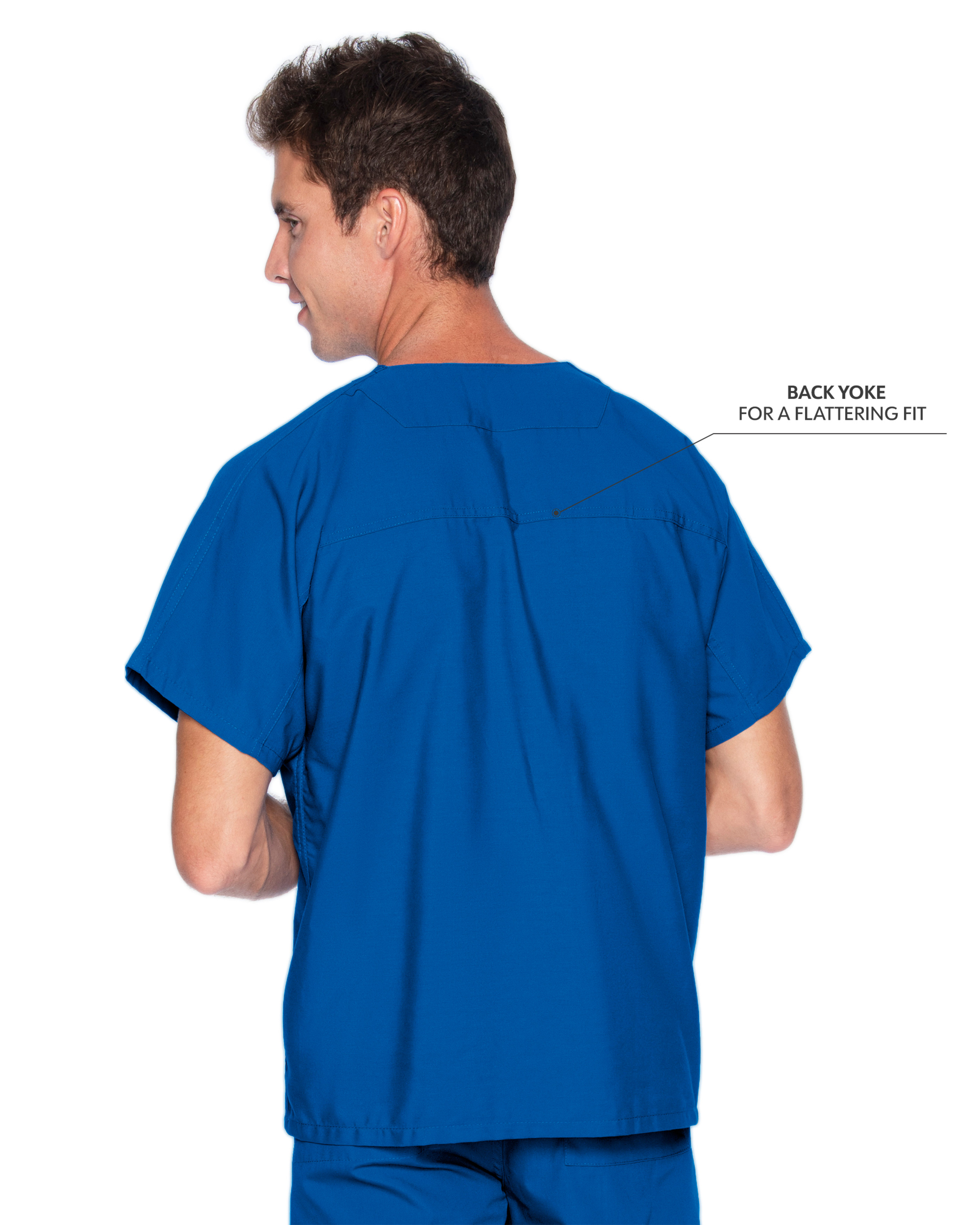 Landau - Essentials - Unisex One-Pocket Reversible V-Neck Top 37