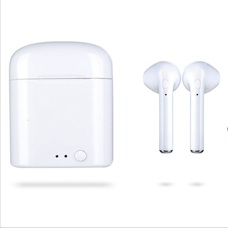 I7 mini Wireless Earbuds Headphones w/ Charging Case Compatible 3