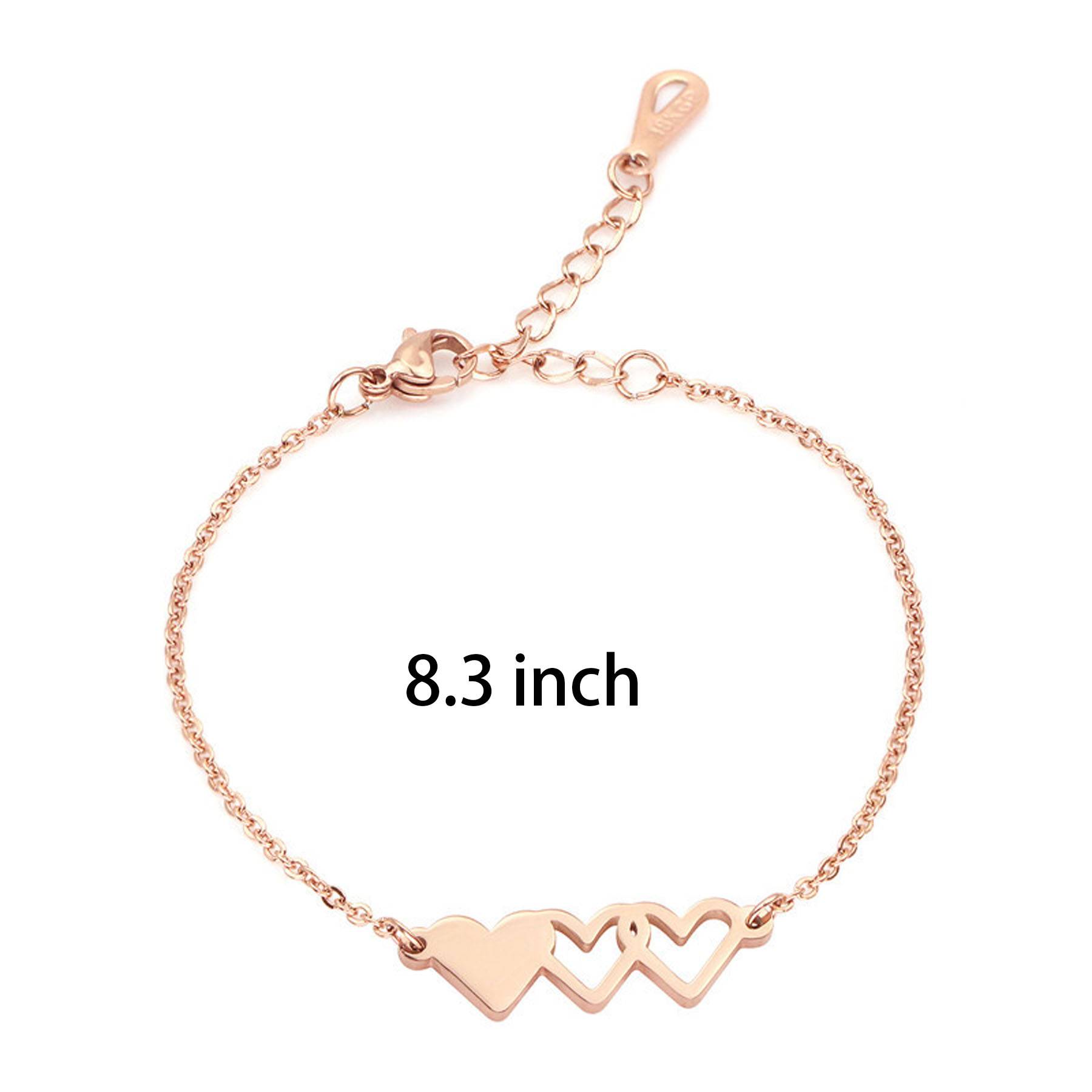Retro Titanium Steel Love Bracelet 2