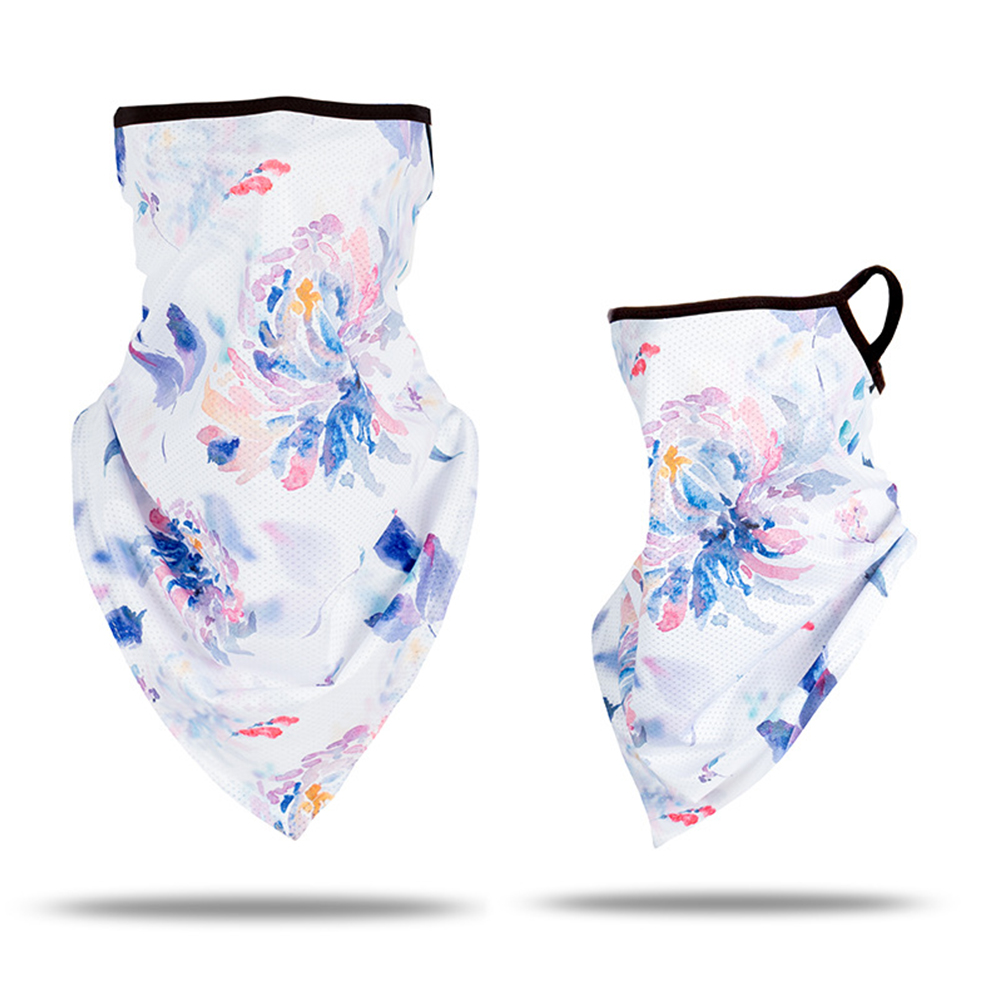 Face Bandana With Ear Loops Neck Gaiter 10