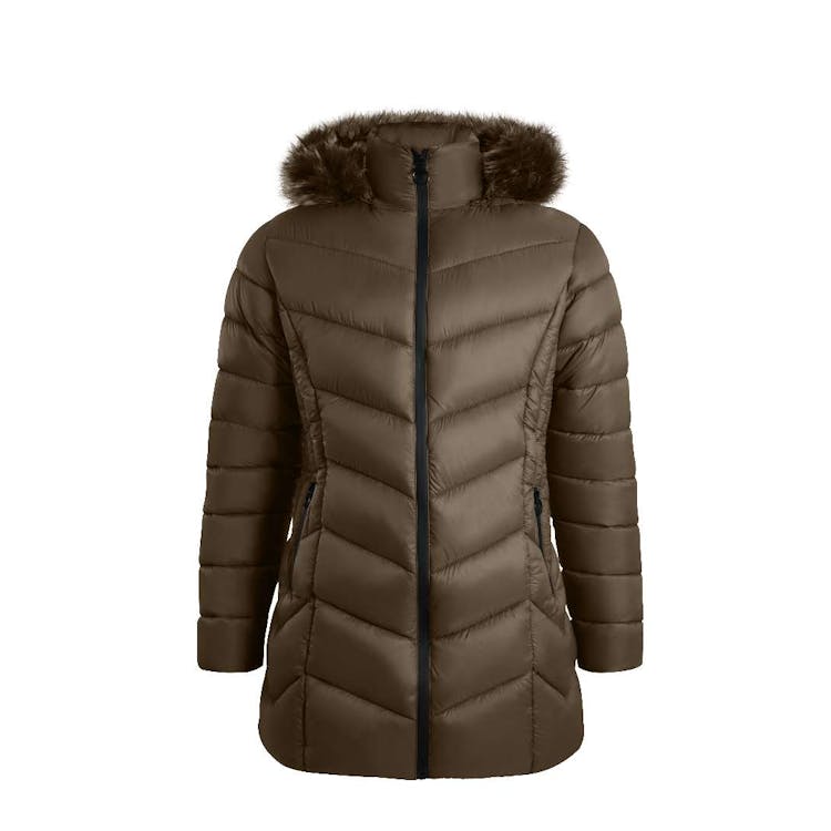 Women's Berber Lined Puffer Jackets S-XL