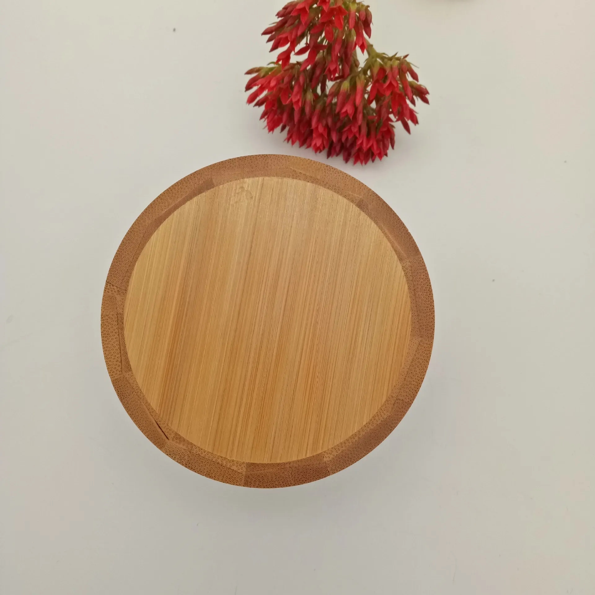 Bamboo Storage Box, with Magnetic Swivel Lid 5