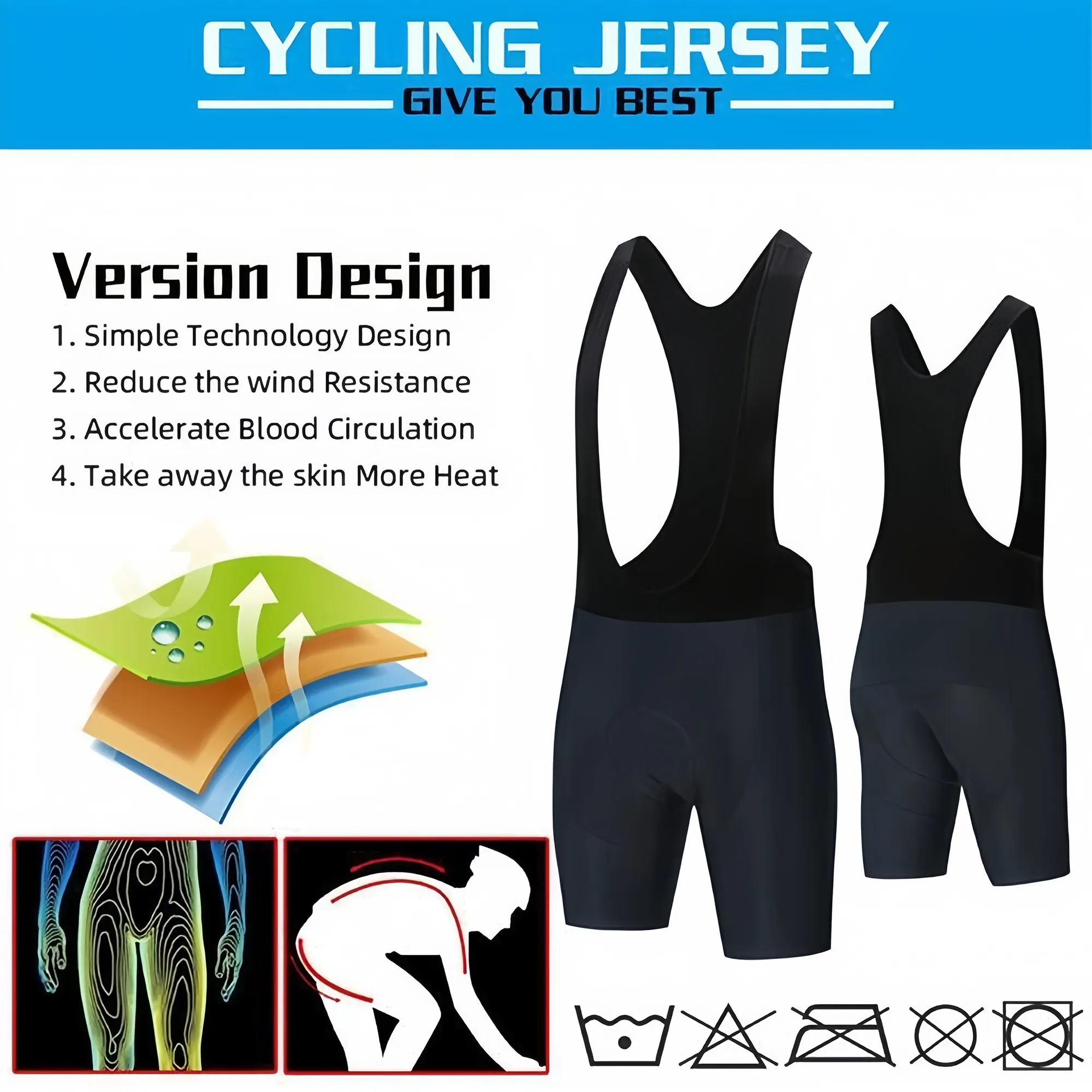 Short Sleeve Cycling Jersey Shirt Set 5