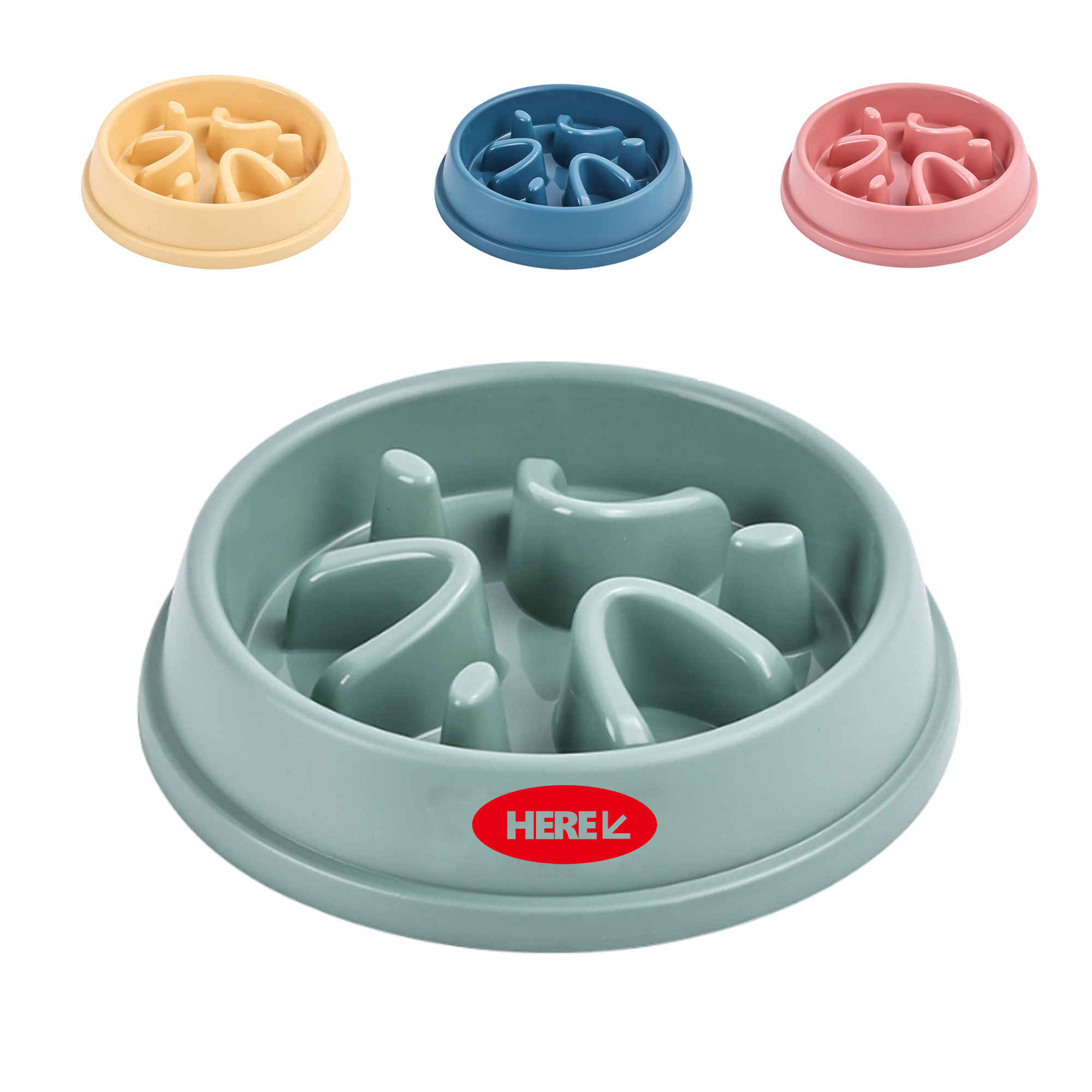 Pets Slow Feeder Bowls MOQ 10 PCS 2