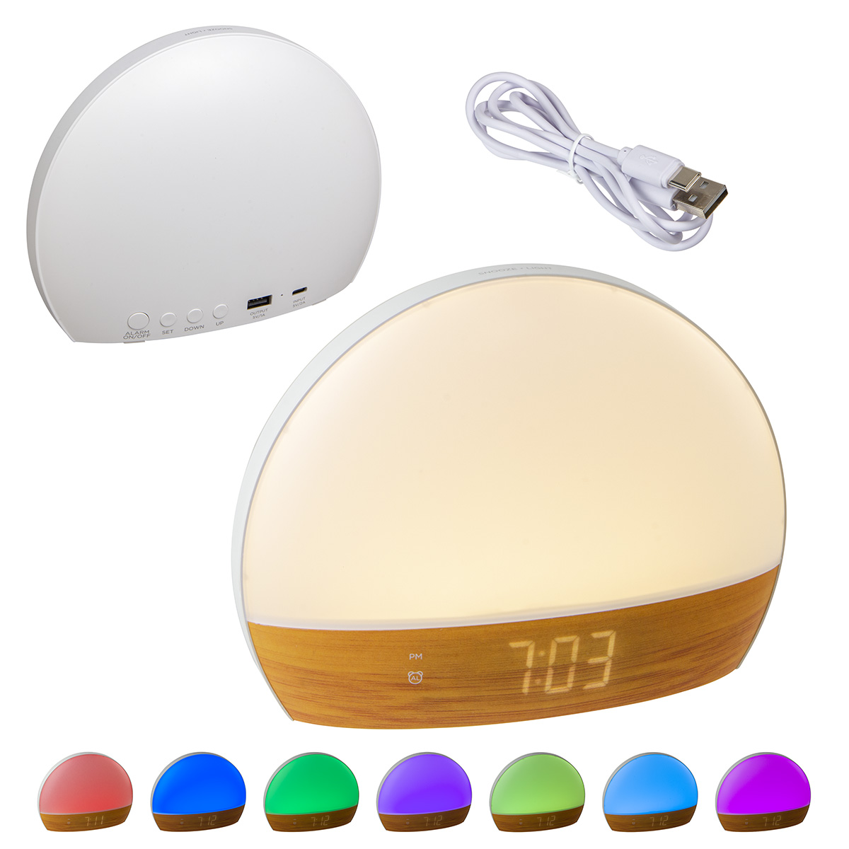 Daybreak Digital Alarm Clock with Sunrise Simulation 4