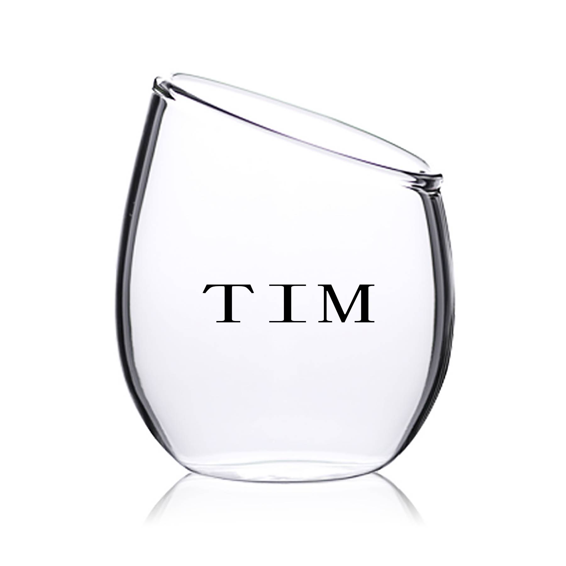 12oz Beveled Glasses
